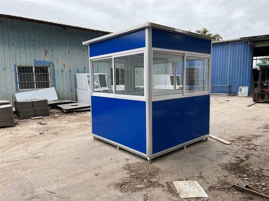 Blue Guard Booth With AC & Heating - 5x5 ft Security Booth - view 5