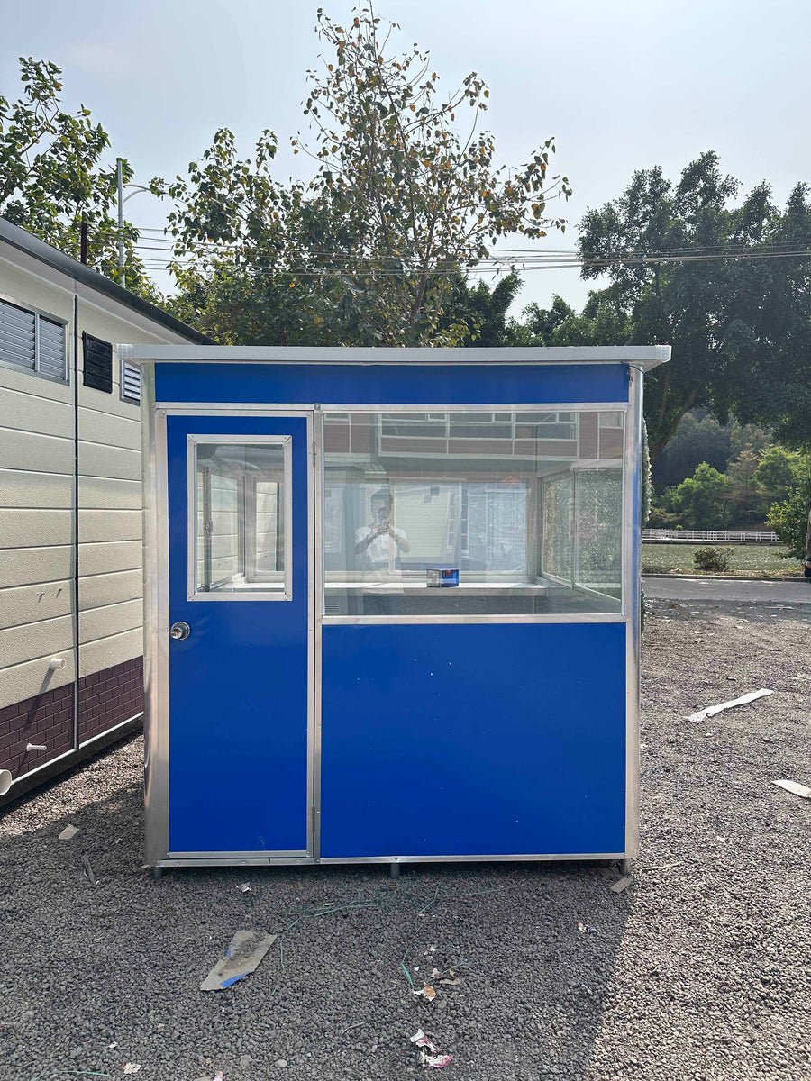 Blue Guard Booth With AC & Heating - 5x5 ft Security Booth - view 6