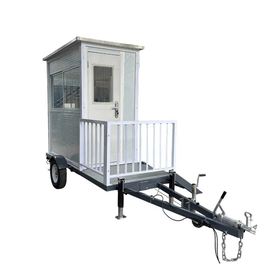 Trailer Guard Shack With AC & Heating - 6.5x6.5 ft Mobile Booth - view 9