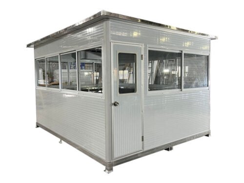 Security Guard Shack With AC & Heating - 10x12 ft Booth