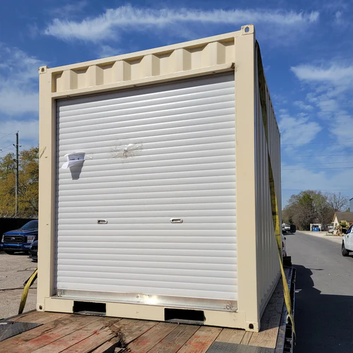 12′ Small Cubic Shipping Container, Rollup Door - view 2