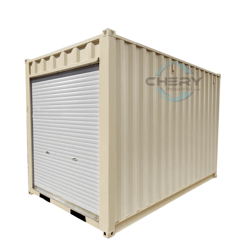 12′ Small Cubic Shipping Container, Rollup Door - view 3
