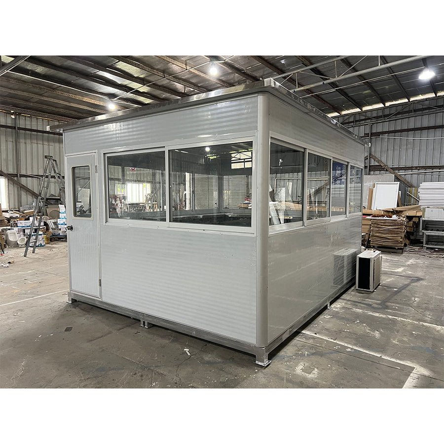 Security Guard Shack With AC & Heating - 10x12 ft Booth - view 2