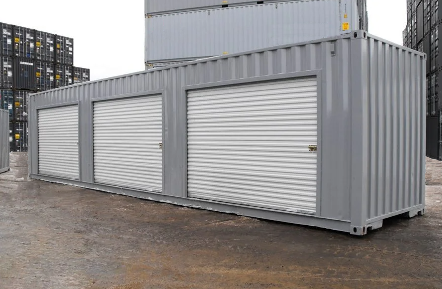 40ft Storage Container With Roll Up Side Doors - view 2