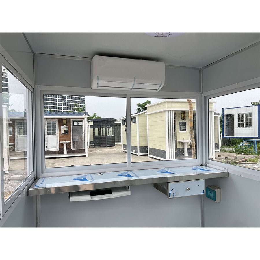Trailer Guard Shack With AC & Heating - 6.5x6.5 ft Mobile Booth - view 6