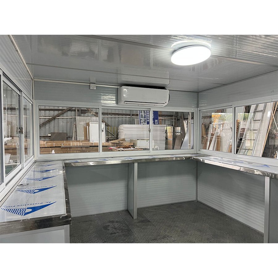 Security Guard Shack With AC & Heating - 10x12 ft Booth - view 6