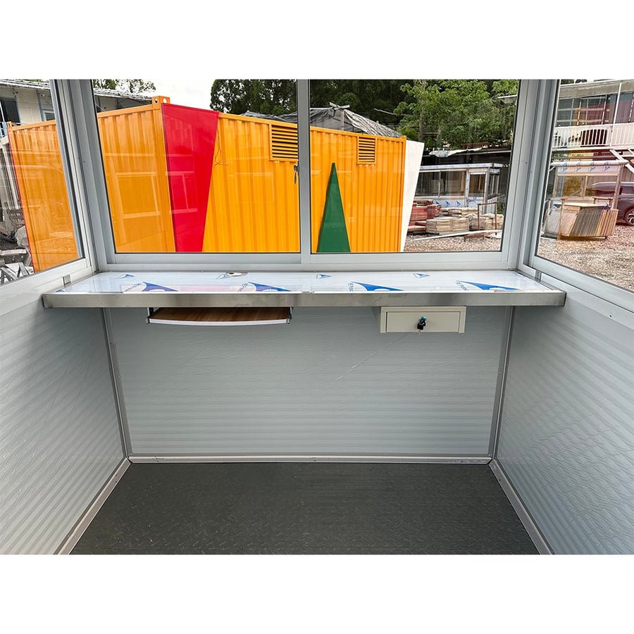 Trailer Guard Shack With AC & Heating - 6.5x6.5 ft Mobile Booth - view 7