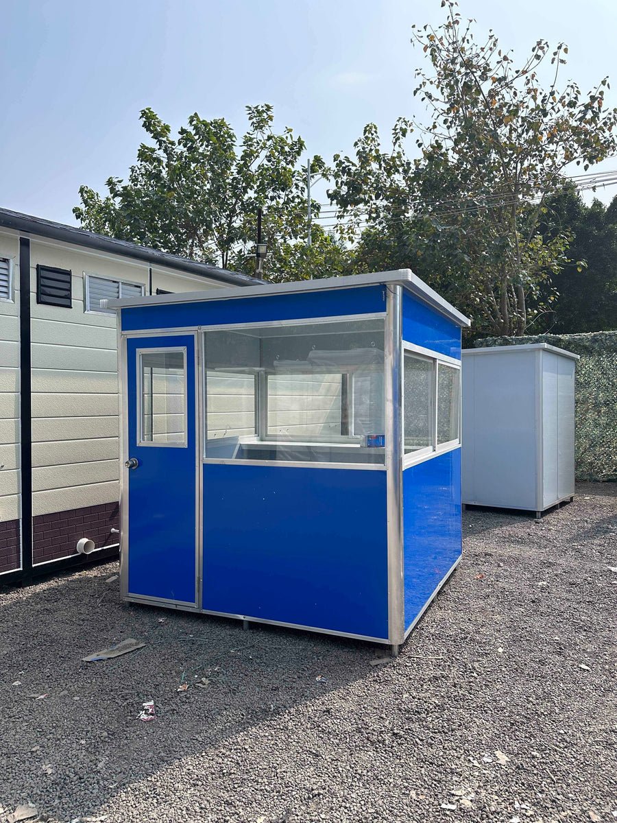 Blue Guard Booth With AC & Heating - 5x5 ft Security Booth - view 7