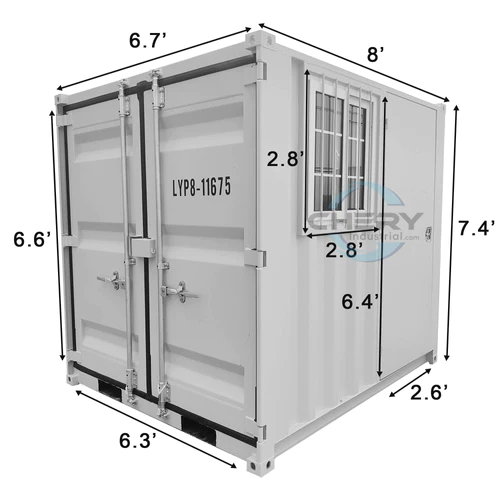 8ft Small Cubic Shipping Container - view 11