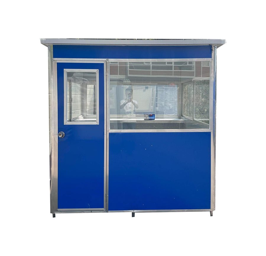 Blue Guard Booth With AC & Heating - 5x5 ft Security Booth - view 4
