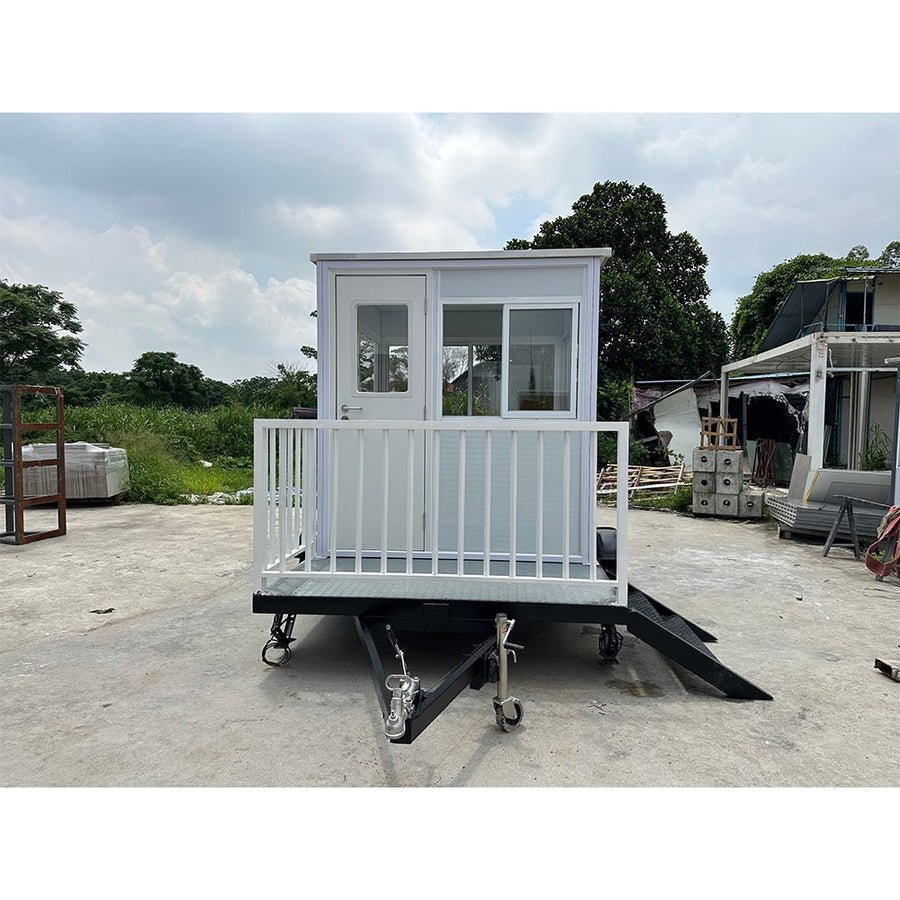 Trailer Guard Shack With AC & Heating - 6.5x6.5 ft Mobile Booth - view 3