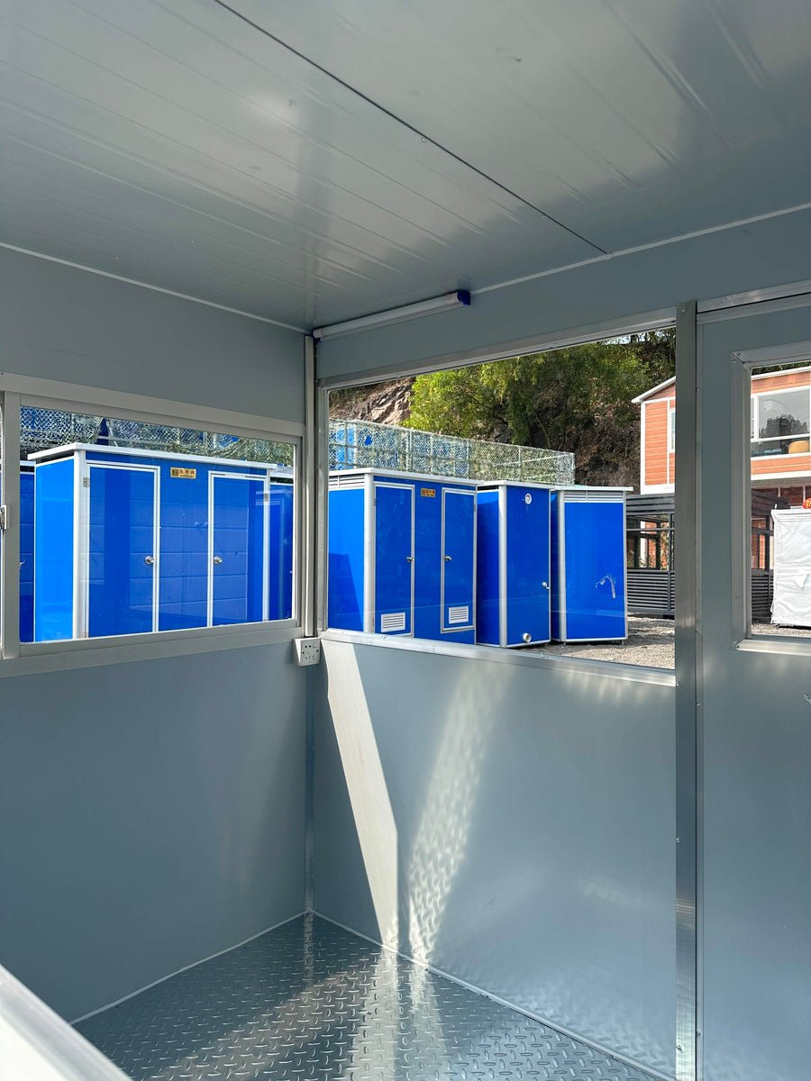 Blue Guard Booth With AC & Heating - 5x5 ft Security Booth - view 10