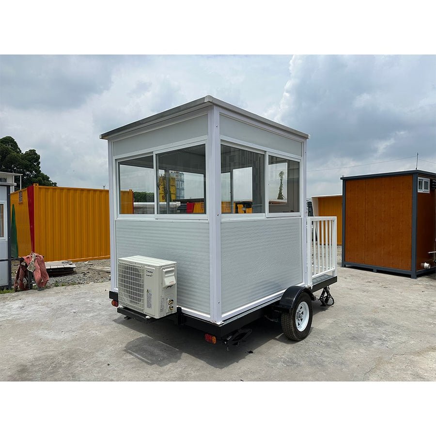 Trailer Guard Shack With AC & Heating - 6.5x6.5 ft Mobile Booth - view 4