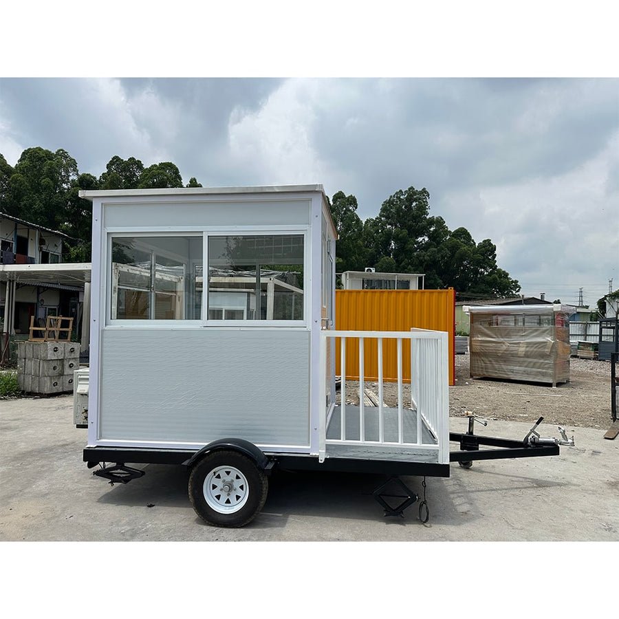 Trailer Guard Shack With AC & Heating - 6.5x6.5 ft Mobile Booth - view 5