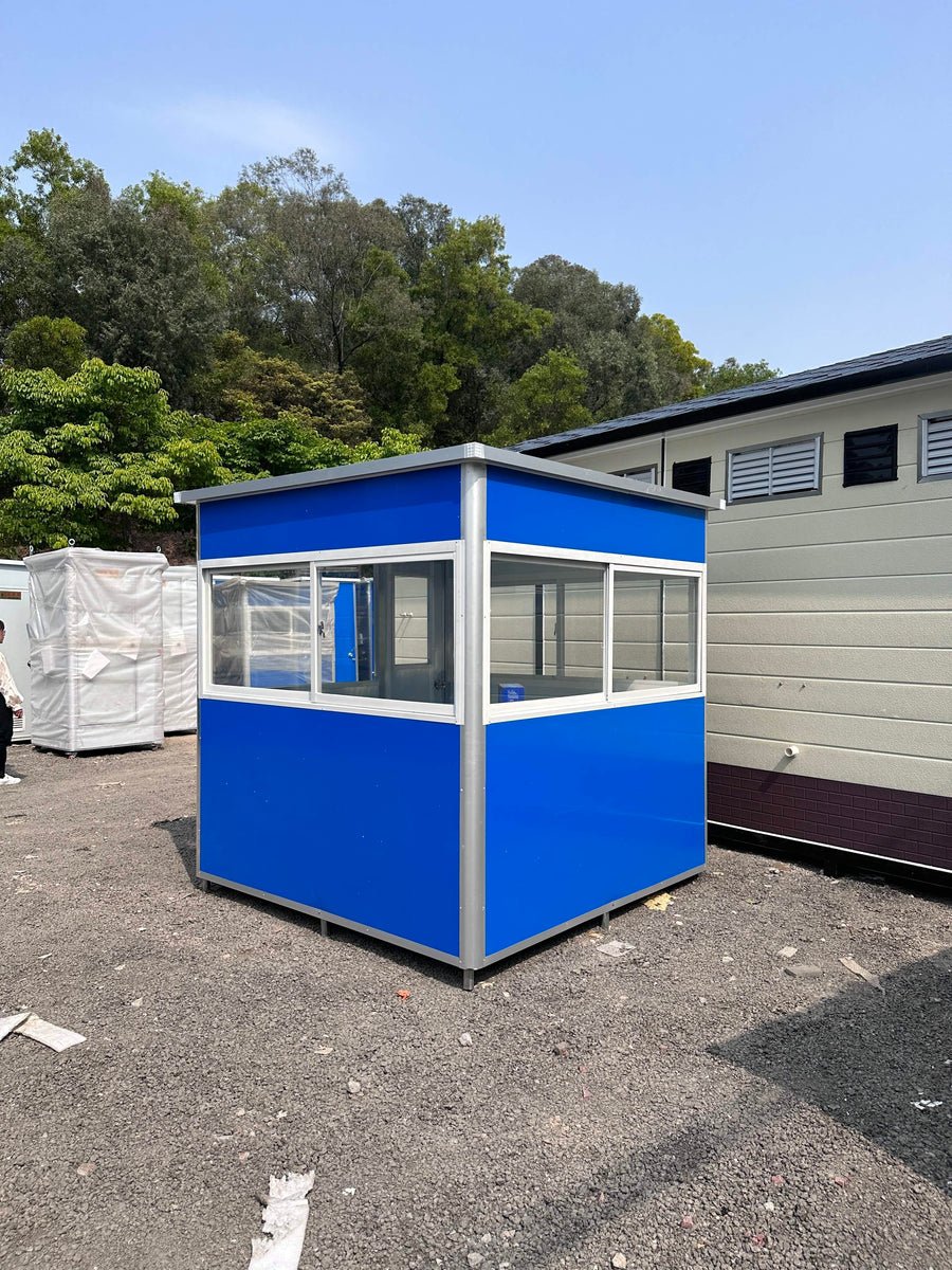 Blue Guard Booth With AC & Heating - 5x5 ft Security Booth - view 8